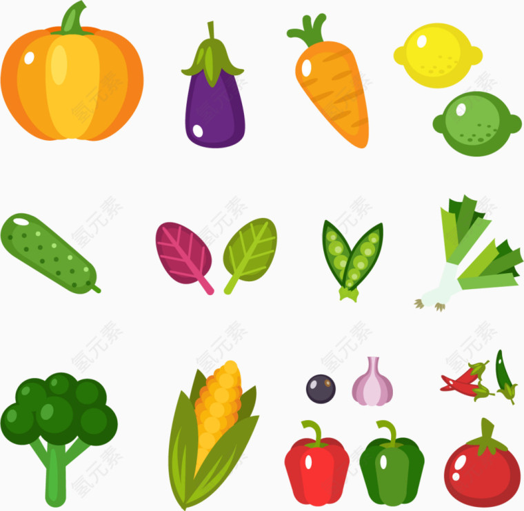 健康瓜果蔬菜