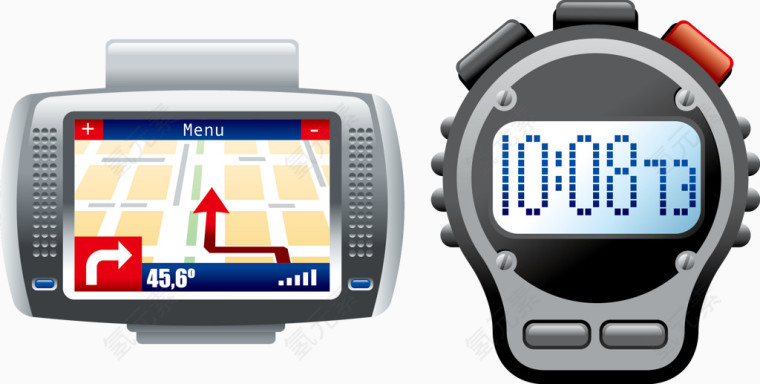 电子计时表和导航仪