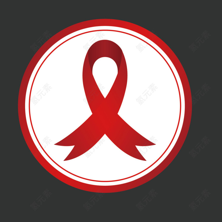 艾滋病日标签