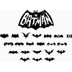 21个蝙蝠侠BATMAN标志