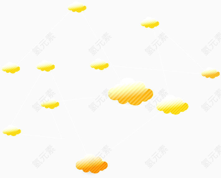 黄色云朵流程图