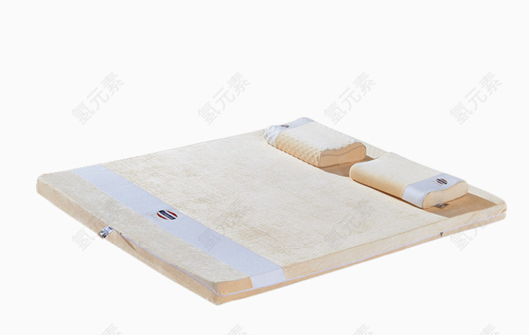 米色床笠乳胶床垫素材