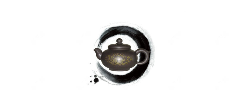 中国风水墨茶壶下载