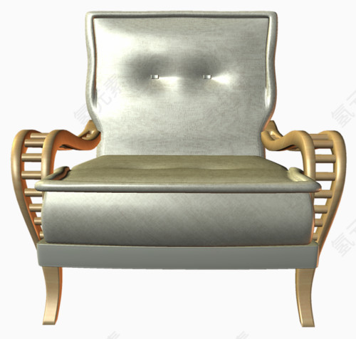 银色沙发椅