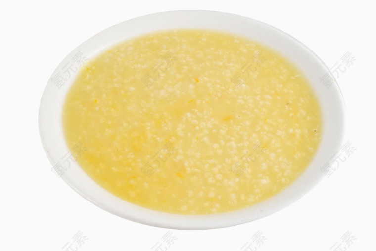 黄色小米粥