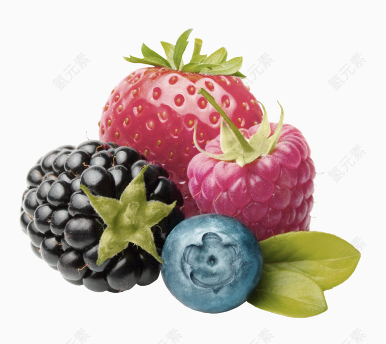 多彩简约水果装饰图案
