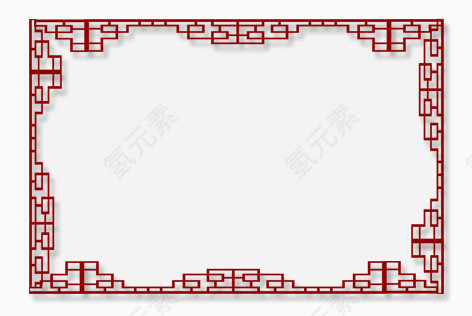 中国风门窗边框