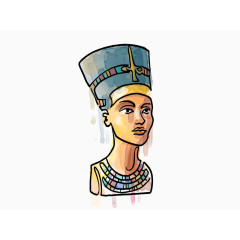 埃及女人卡通矢量素材