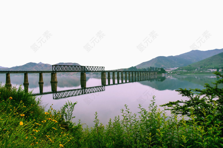 鸭绿江大桥摄影图片