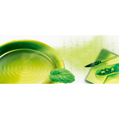 绿色茶文化banner设计