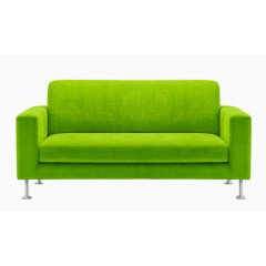 绿色的长沙发