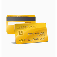 矢量信用卡