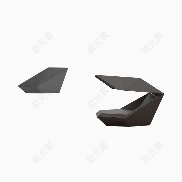 黑色创意桌椅