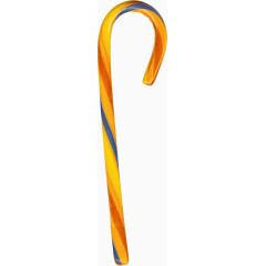 橙色拐杖