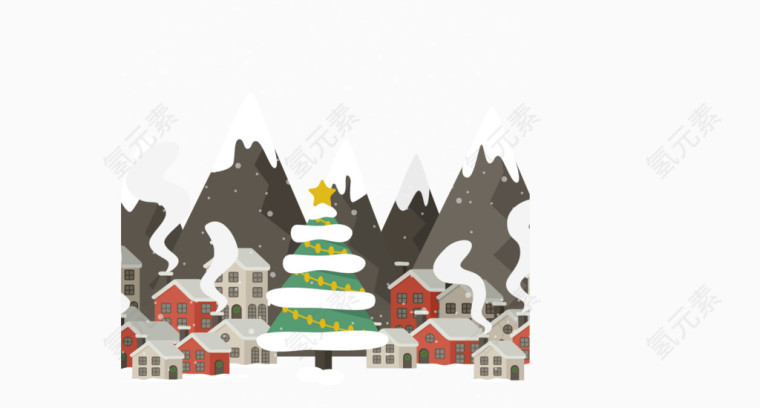 小村里的圣诞树
