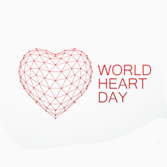 世界心脏日专用网状心脏素材