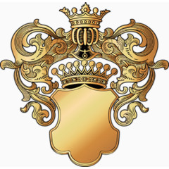 金色皇冠徽章