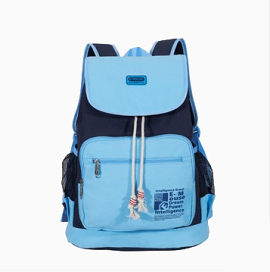 韩版蓝色小背包