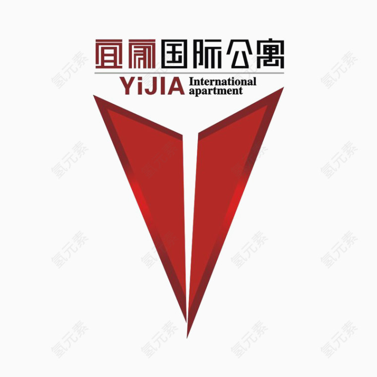 宜家国际公寓logo素材