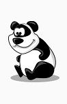 卡通动物i小熊猫