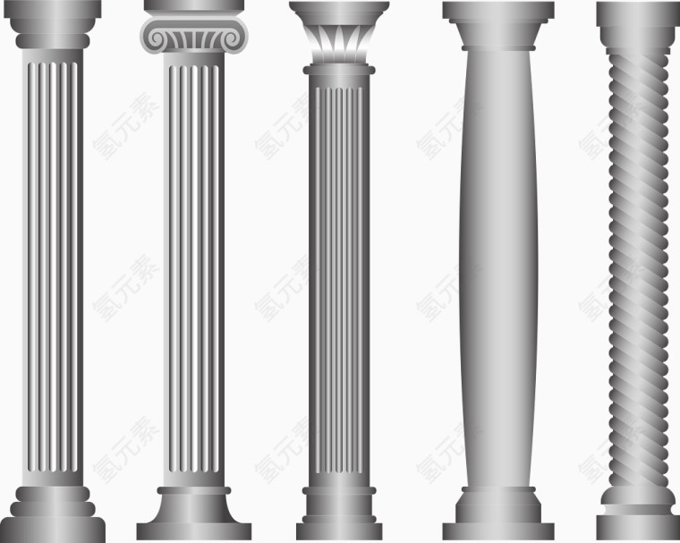 各式柱子