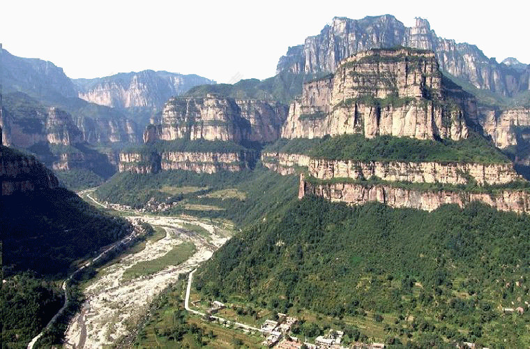 著名太行山大峡谷