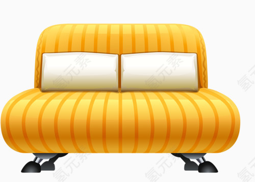 黄沙发