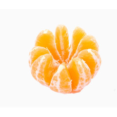 新鲜开花橘子