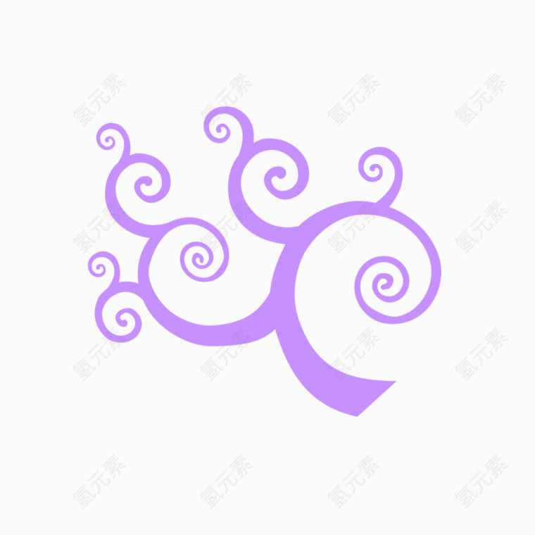 紫色花纹装饰背景图