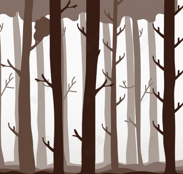 昏暗的森林