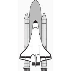 白色的航天飞机