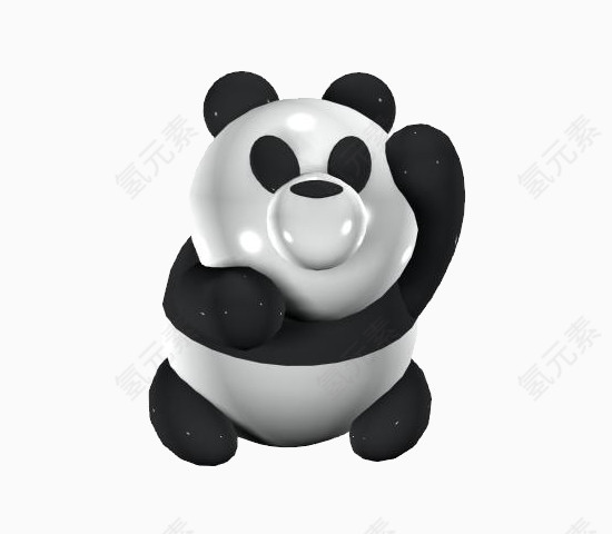 憨态可掬的熊猫