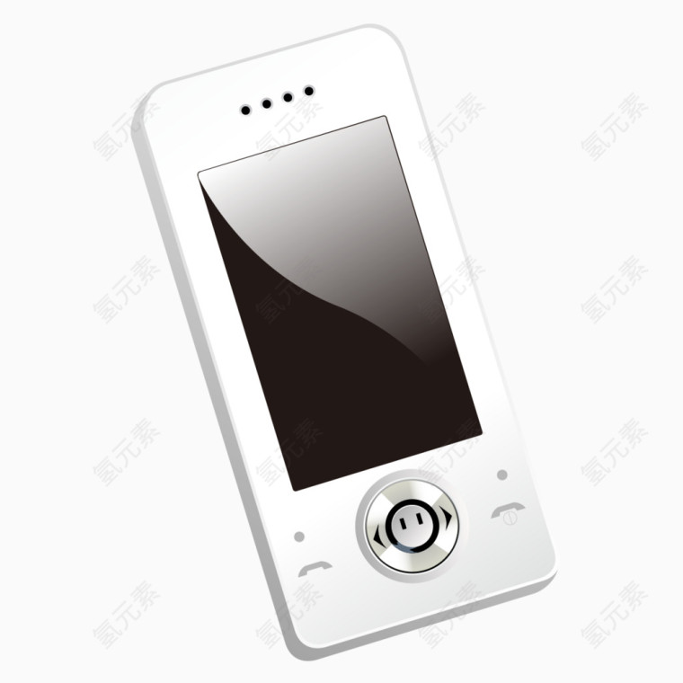白色手机模型
