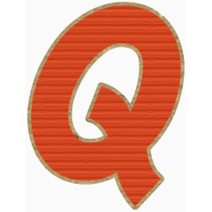 字母装饰Q