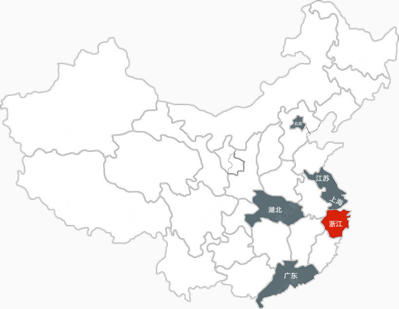 中国几大省市分布图下载