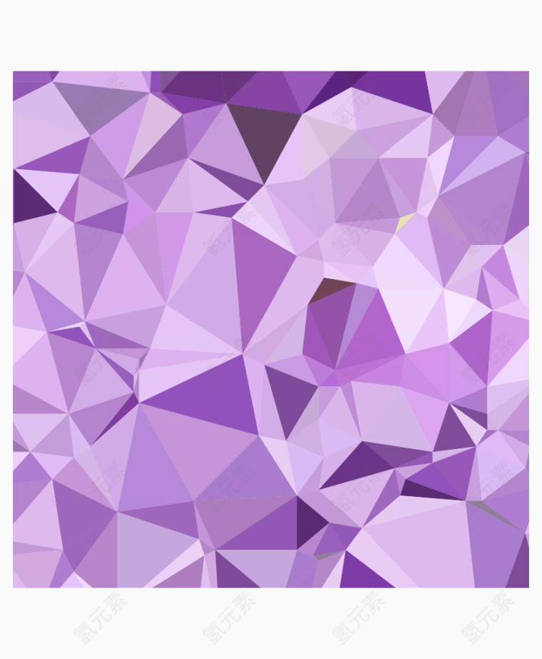矢量美丽紫色多边形