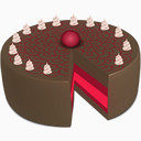 巧克力蛋糕图标下载