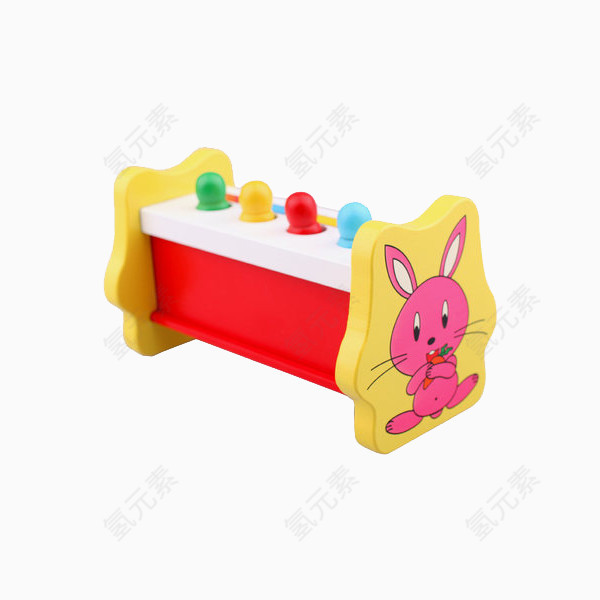 幼儿启智玩具兔子乐器无锤
