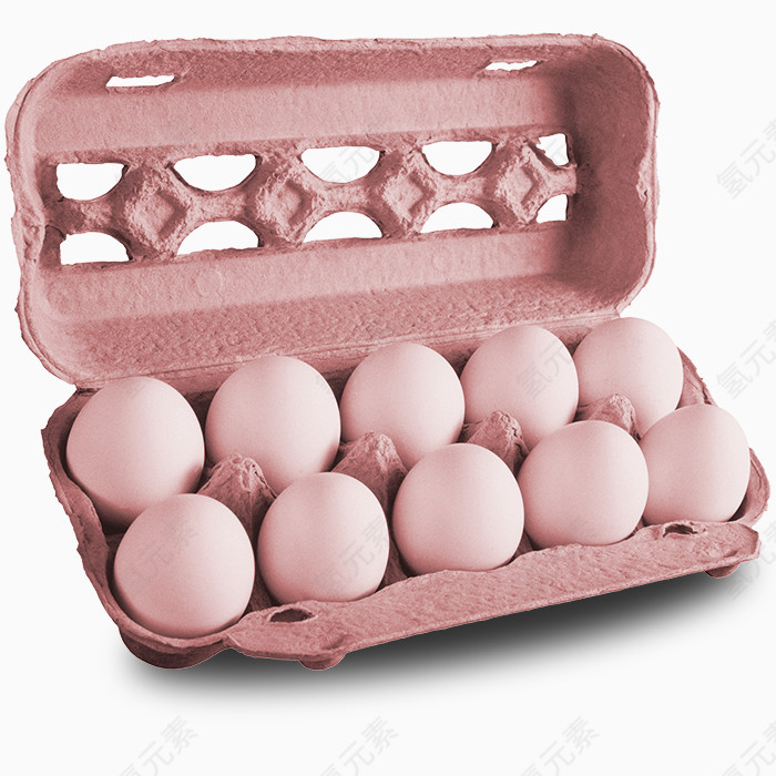 一盒鸡蛋素材