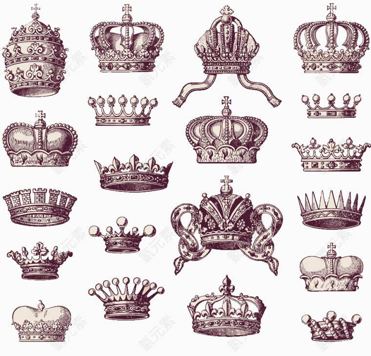 20种工艺类型王冠