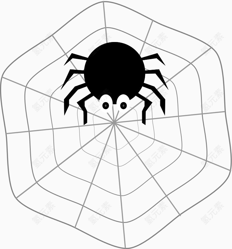 黑色的蜘蛛网