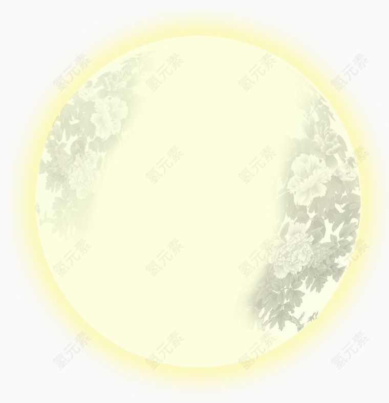 月亮装饰图