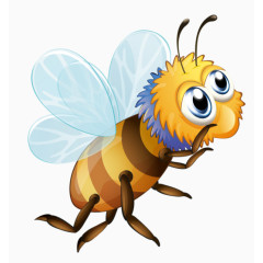 卡通小蜜蜂免抠素材