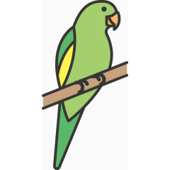 绿色鸟
