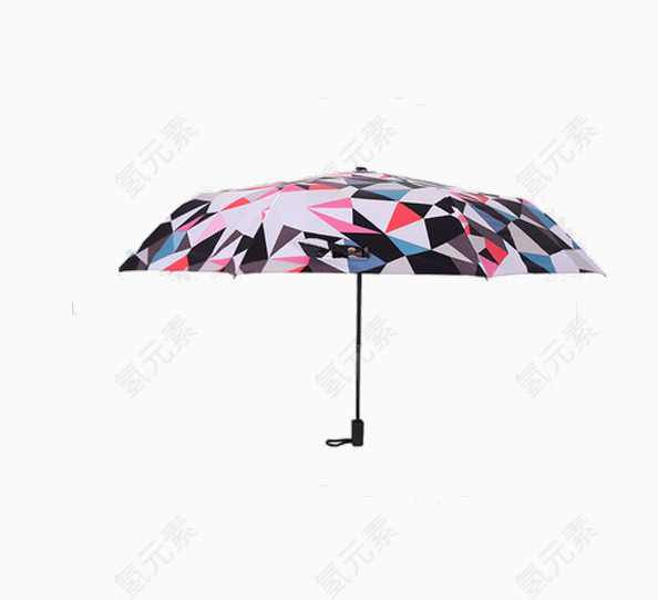 创意几何黑胶雨伞