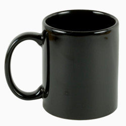 黑色陶瓷杯