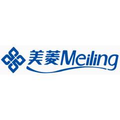 美菱meiling品牌艺术字