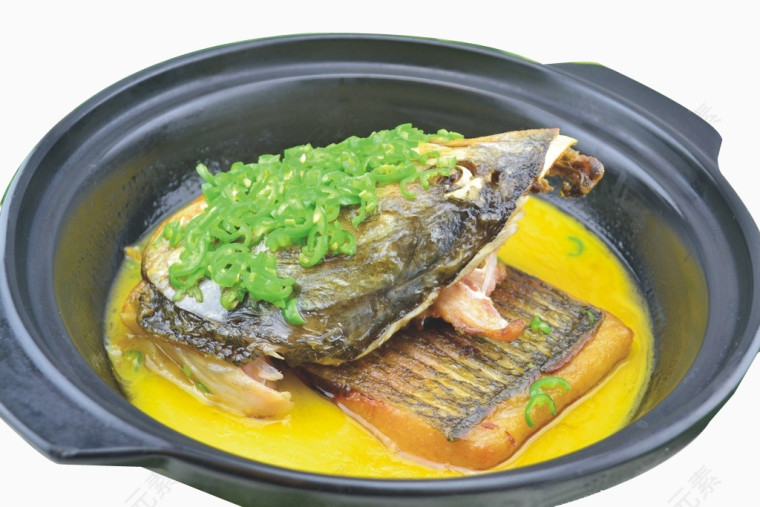 砂锅鳡鱼免扣素材
