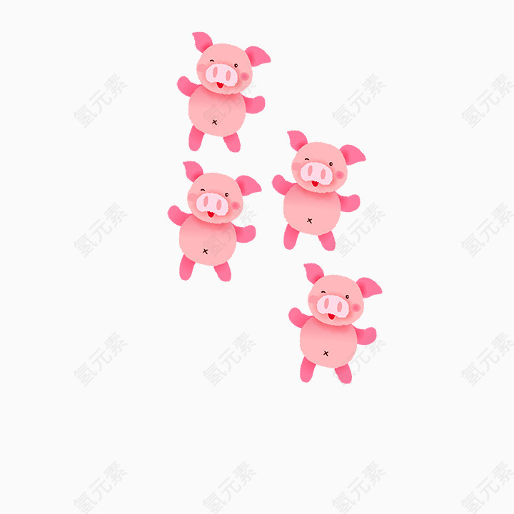 粉色可爱小猪