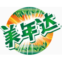 美年达logo图片